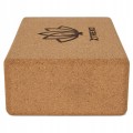 KOSTKA DO JOGI PILATES XTREXO KORKOWA NATURALNA STABILNA 22x14x7 cm