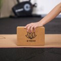 KOSTKA DO JOGI PILATES XTREXO KORKOWA NATURALNA STABILNA 22x14x7 cm