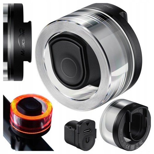 TYLNA LAMPKA ROWEROWA MAGICSHINE VIVEE 50 HALO Smart Brake FTR IPX6 USB-C