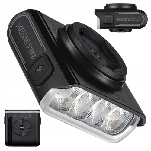 PRZEDNIA LAMPKA ROWEROWA MAGICSHINE HORI 700 lm MOCOWANIE DUAL IPX6 USB-C
