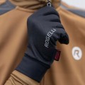 MĘSKIE RĘKAWICZKI ROWEROWE ROGELLI LAVAL PRZEJŚCIOWE CZARNE ODBLASKOWE / M