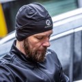 CZAPKA ROWEROWA BIEGOWA ROGELLI LAZIO POD KASK Z MEMBRANĄ CZARNA S/M