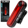 TYLNA LAMPKA ROWEROWA QUBO LINEAR+ LED 6 TRYBÓW 30 lm 400 mAh ŁADOWANA USB