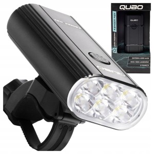 PRZEDNIA LAMPKA ROWEROWA QUBO RANGER MAX 1500 lm 5200 mAh ŁADOWANA USB