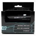 PRZEDNIA LAMPKA ROWEROWA QUBO STRAIGHT 550 lm 1800mAh 5 TRYBÓW ŁADOWANA USB