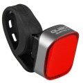 TYLNA LAMPKA ROWEROWA QUBO QUATRO R COB LED 300 mAh 8 FUNKCJI ŁADOWANA USB