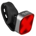 TYLNA LAMPKA ROWEROWA QUBO QUATRO R COB LED 300 mAh 8 FUNKCJI ŁADOWANA USB