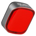 TYLNA LAMPKA ROWEROWA QUBO QUATRO R COB LED 300 mAh 8 FUNKCJI ŁADOWANA USB