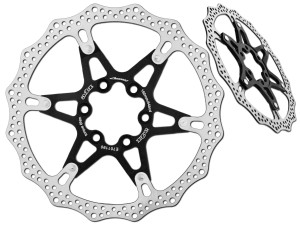 TARCZA HAMULCOWA A2Z 160 MM ATD NA PAJĄKU CZARNA
