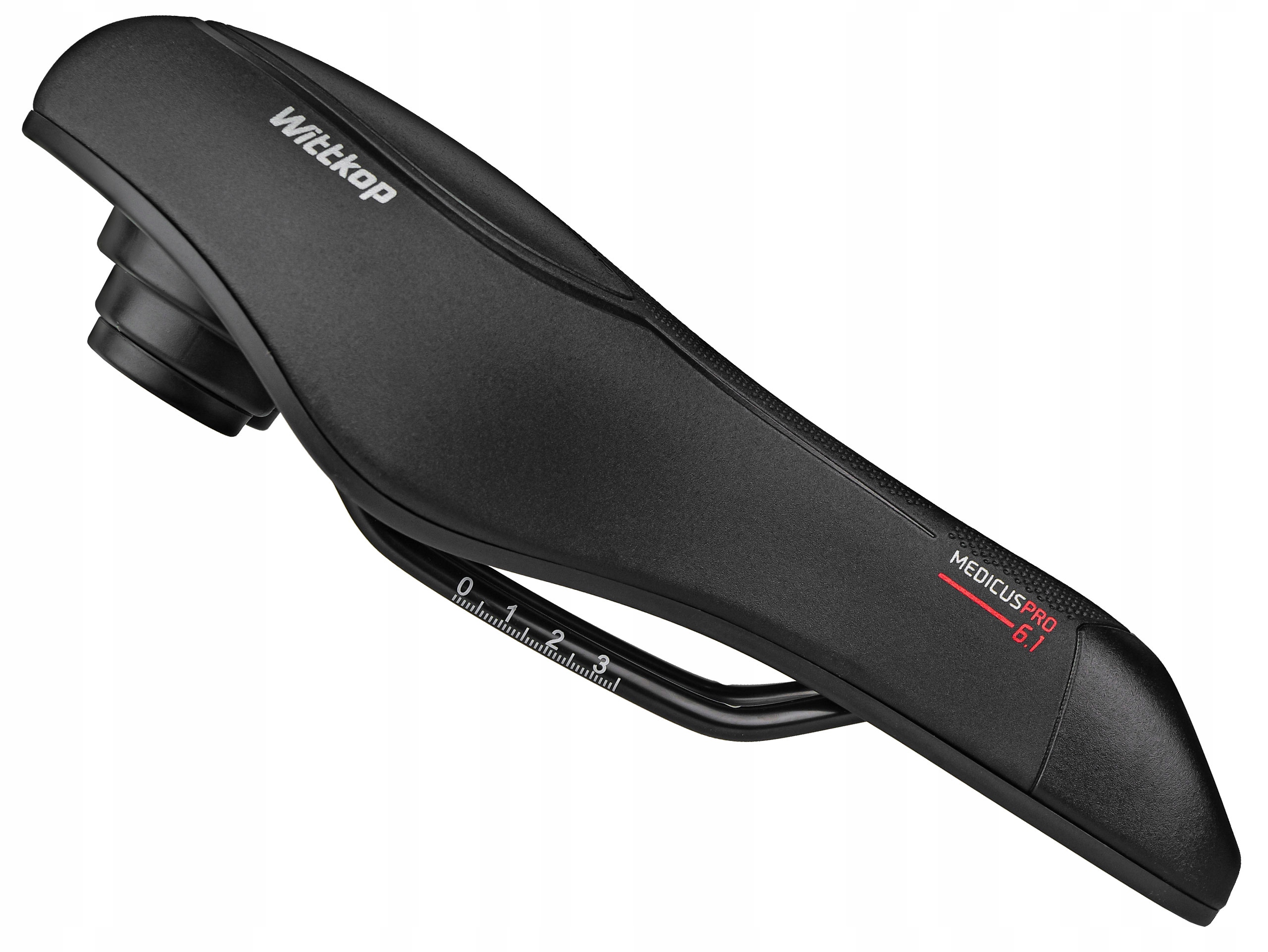 Selle Vélo Femme Wittkop Medicus Pro – 225 X 180 Mm, Noire, Confort Longue Distance