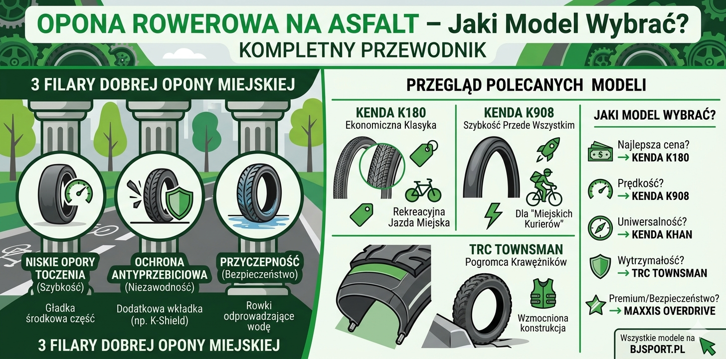 Opona rowerowa na asfalt – jaki model wybrać? Kompletny przewodnik