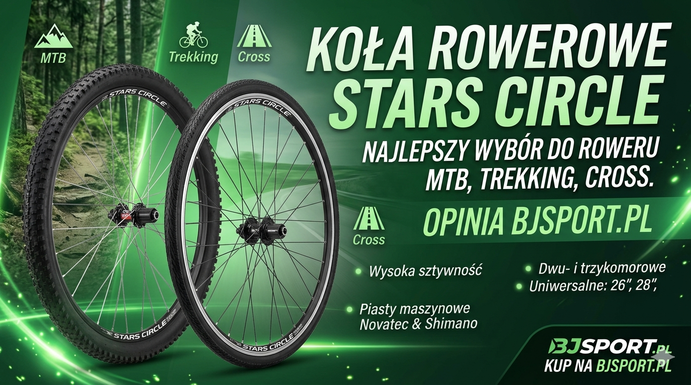 Koła rowerowe Stars Circle – najlepszy wybór do roweru MTB, trekking, cross. Opinia BJSPORT.PL