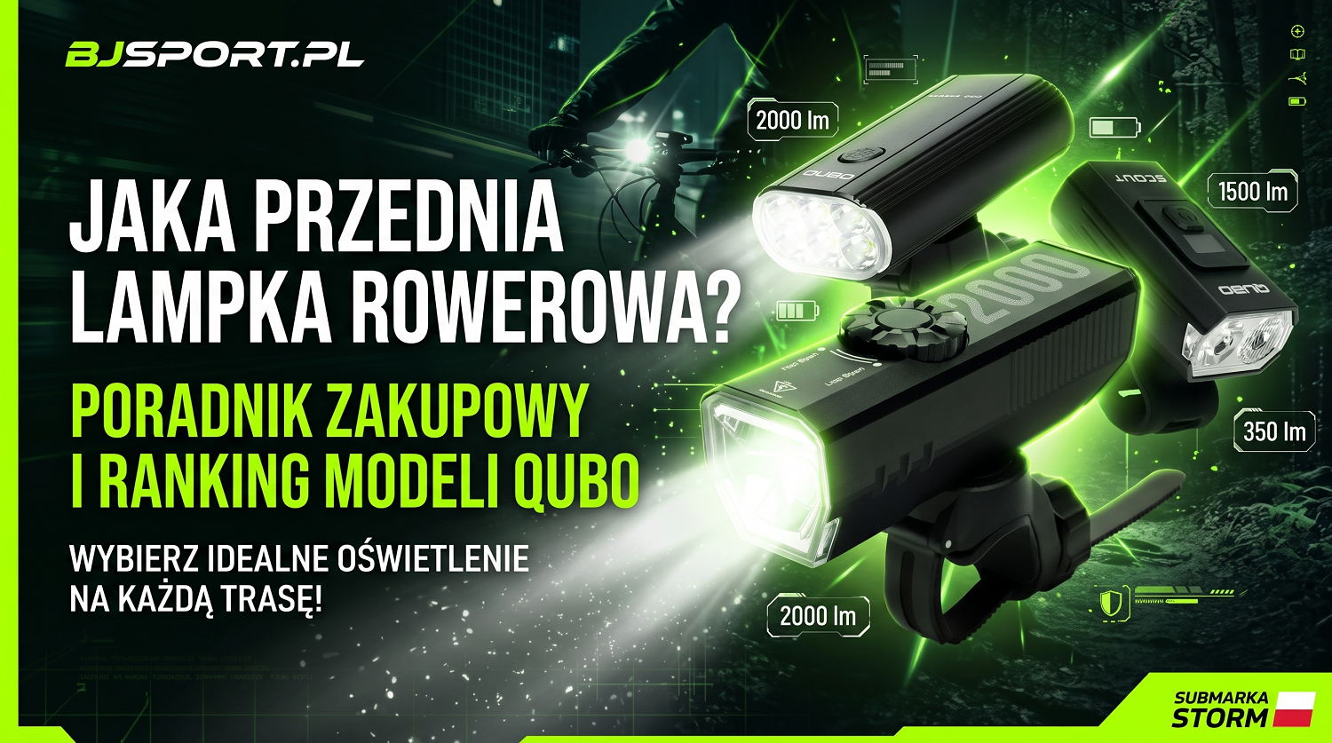 Jaka przednia lampka rowerowa? Poradnik zakupowy i ranking modeli Qubo